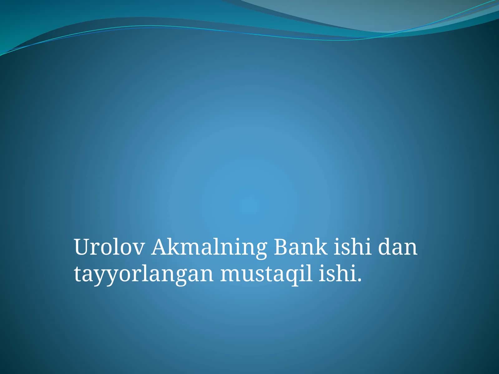 Tijorat banklarining lizing operatsiyalari