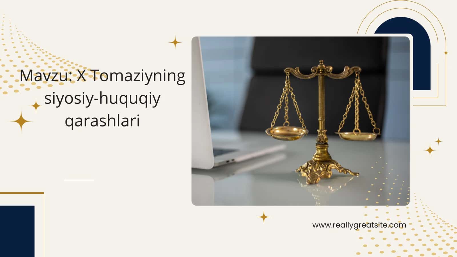 X Tomaziyning siyosiy-huquqiy qarashlari