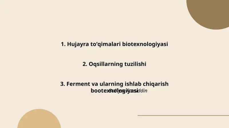 Hujayra toʻqimalari biotexnologiyasi