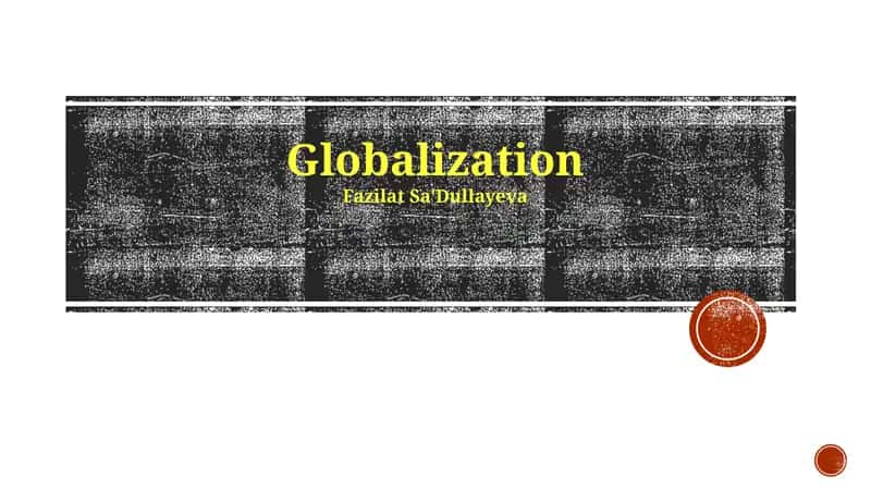 Globalization