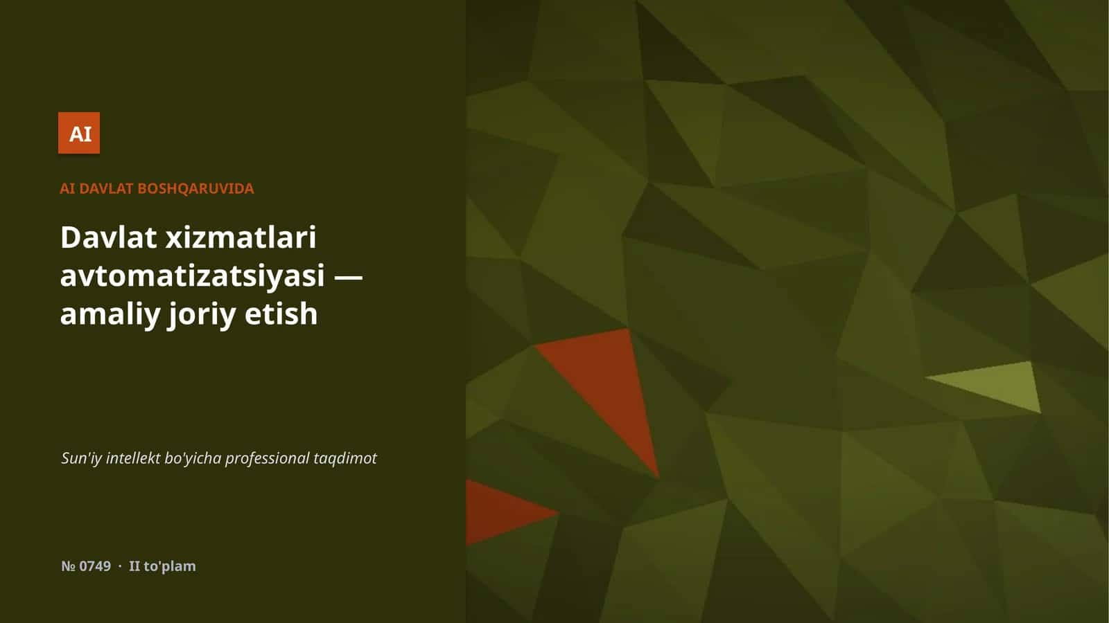 Davlat xizmatlari avtomatizatsiyasi