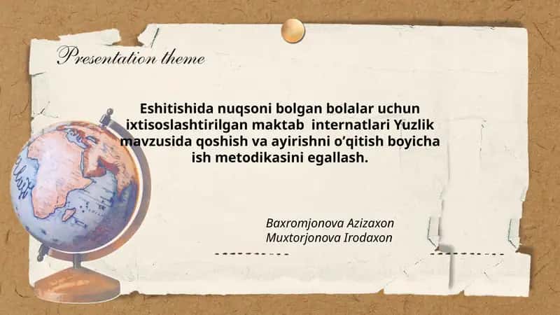 Yuzlik mavzusida qoshish va ayirishni oʼqitish boyicha ish metodikasi