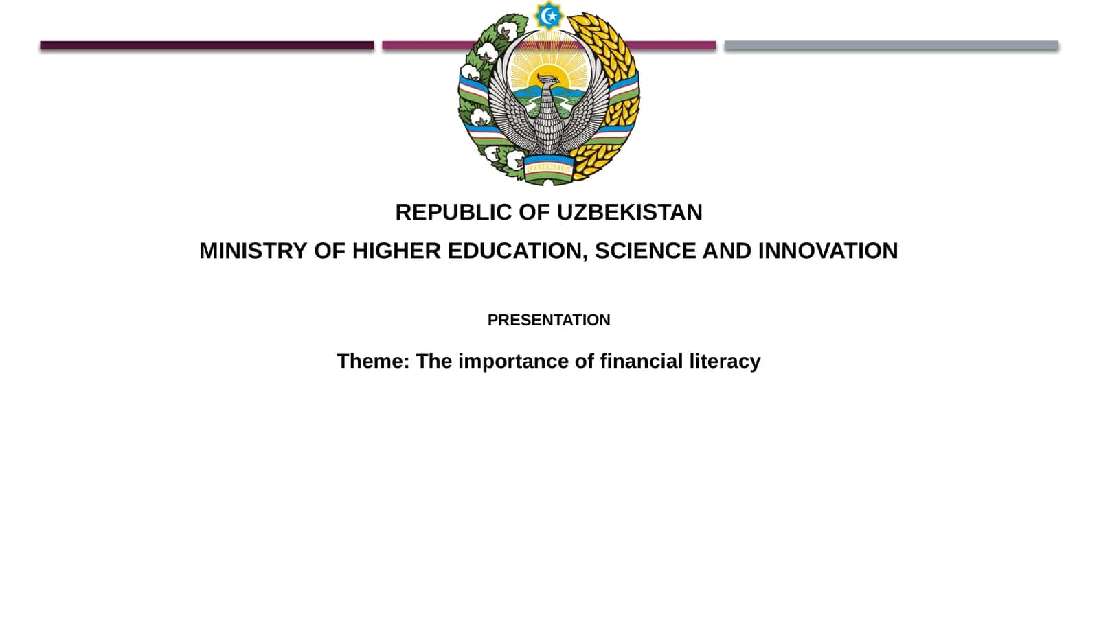 The importance of financial literacy