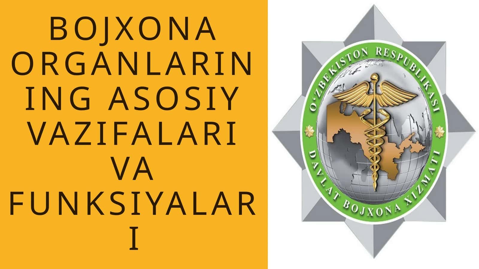 Bojxona organlarining asosiy vazifalari va funktsiyalari