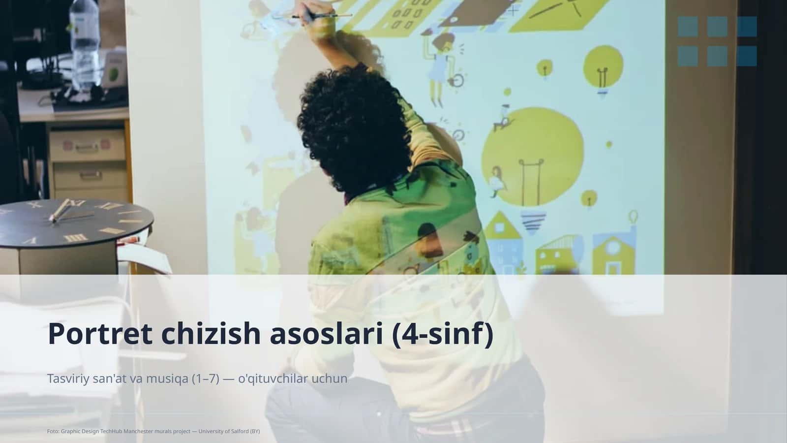 Portret chizish asoslari (4-sinf)