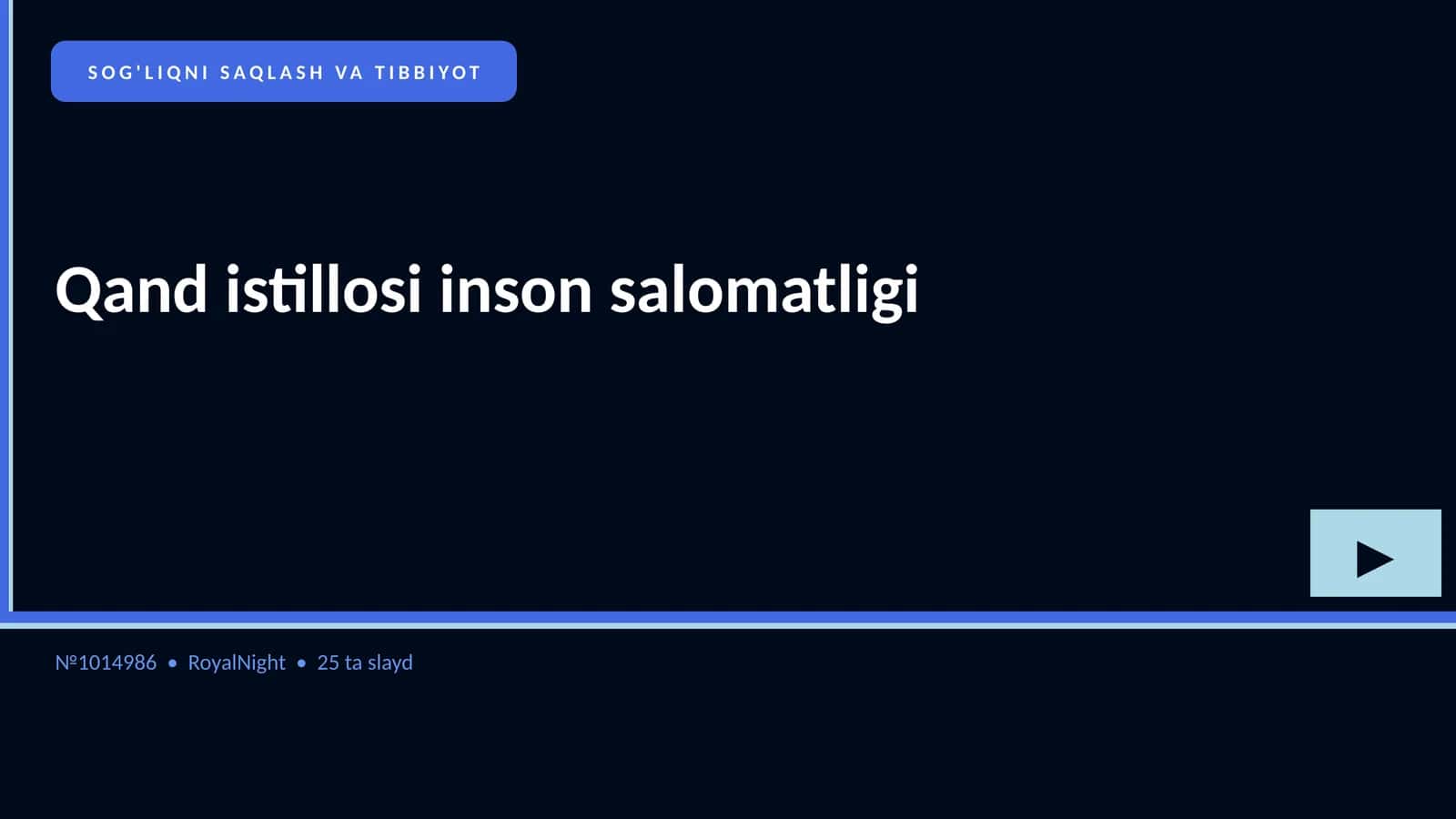 Qand istillosi inson salomatligi