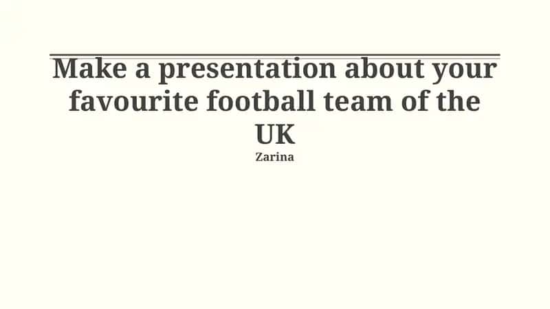 Everton FC Presentation