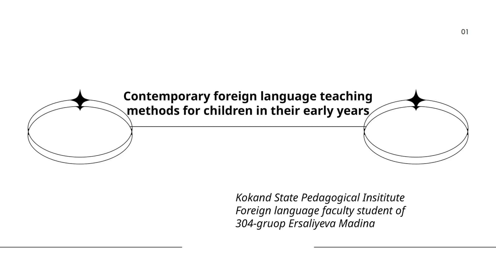 Contemporary foreign language teaching methods for children in their early years