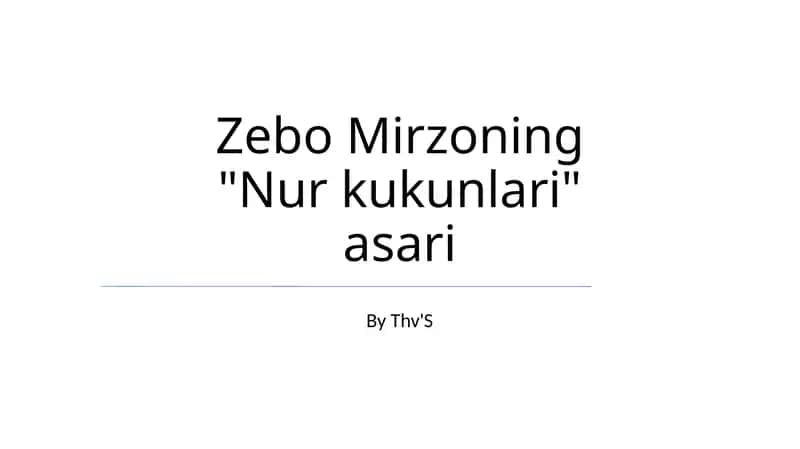Nur kukunlari