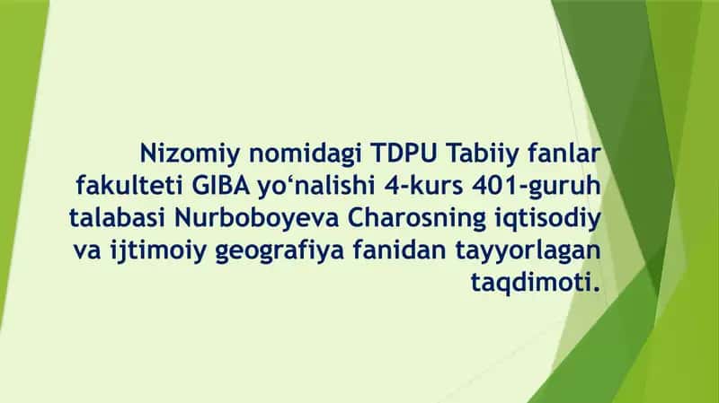 Taqdimot. Mavzu: Togo Respublikasi