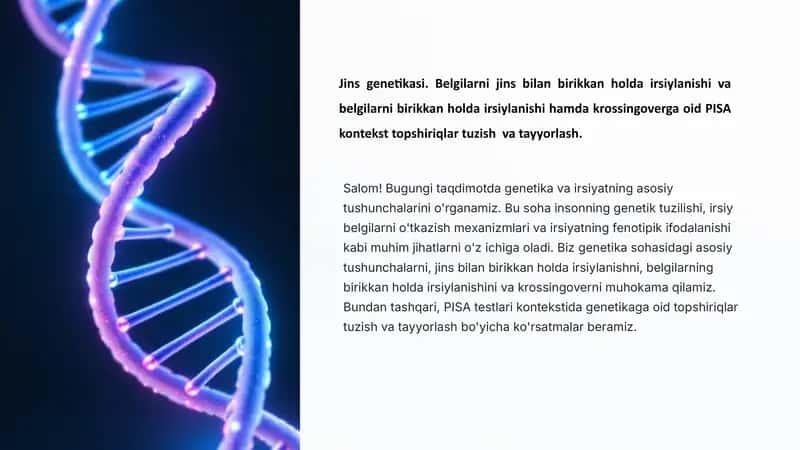 Genetika va irsiyat