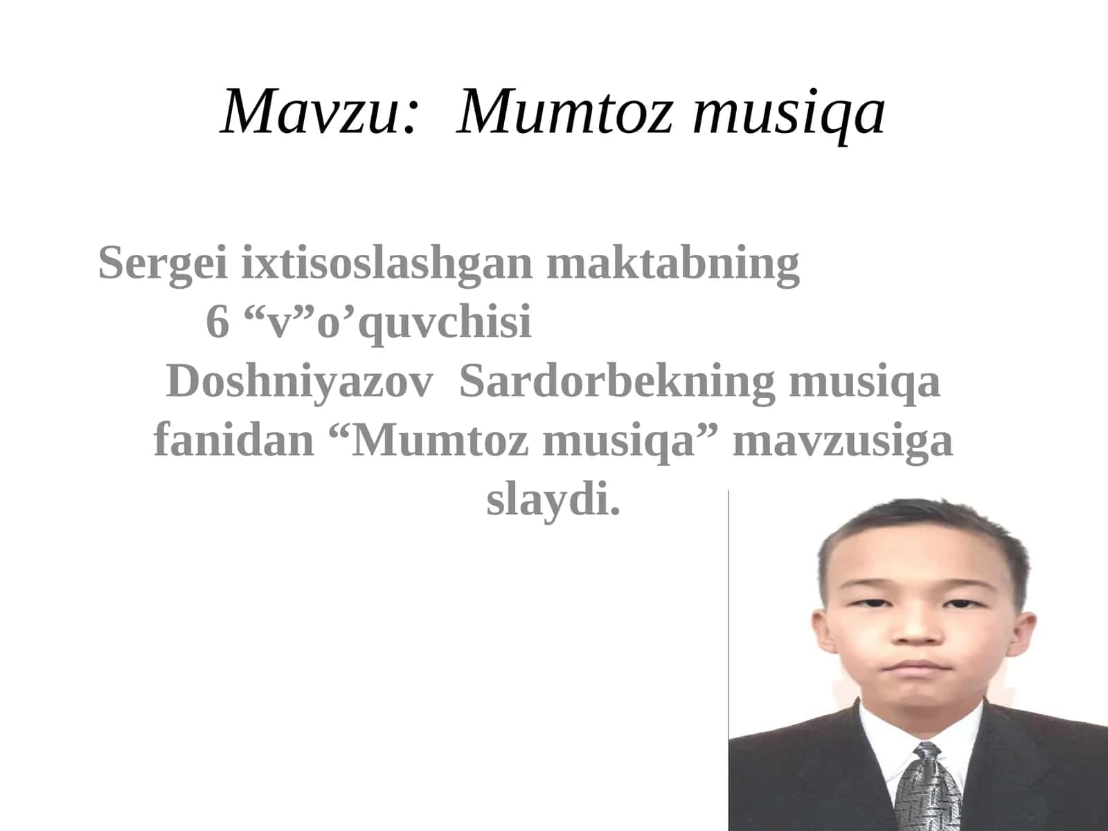 Mumtoz musiqa