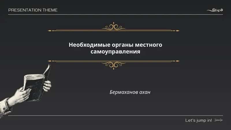 Органы местного самоуправления