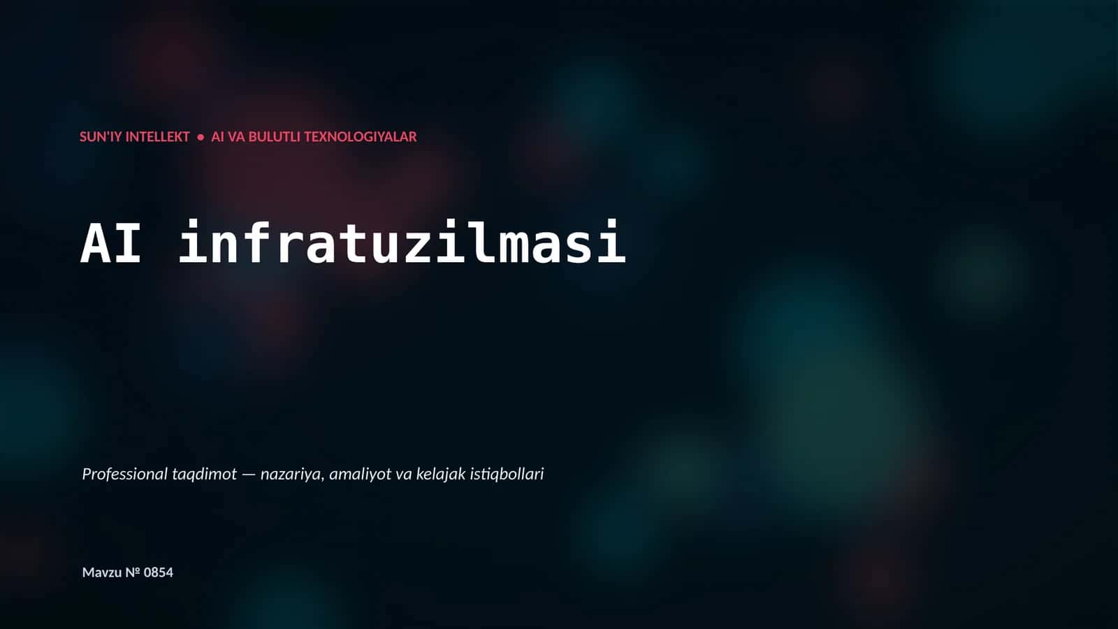 AI infratuzilmasi