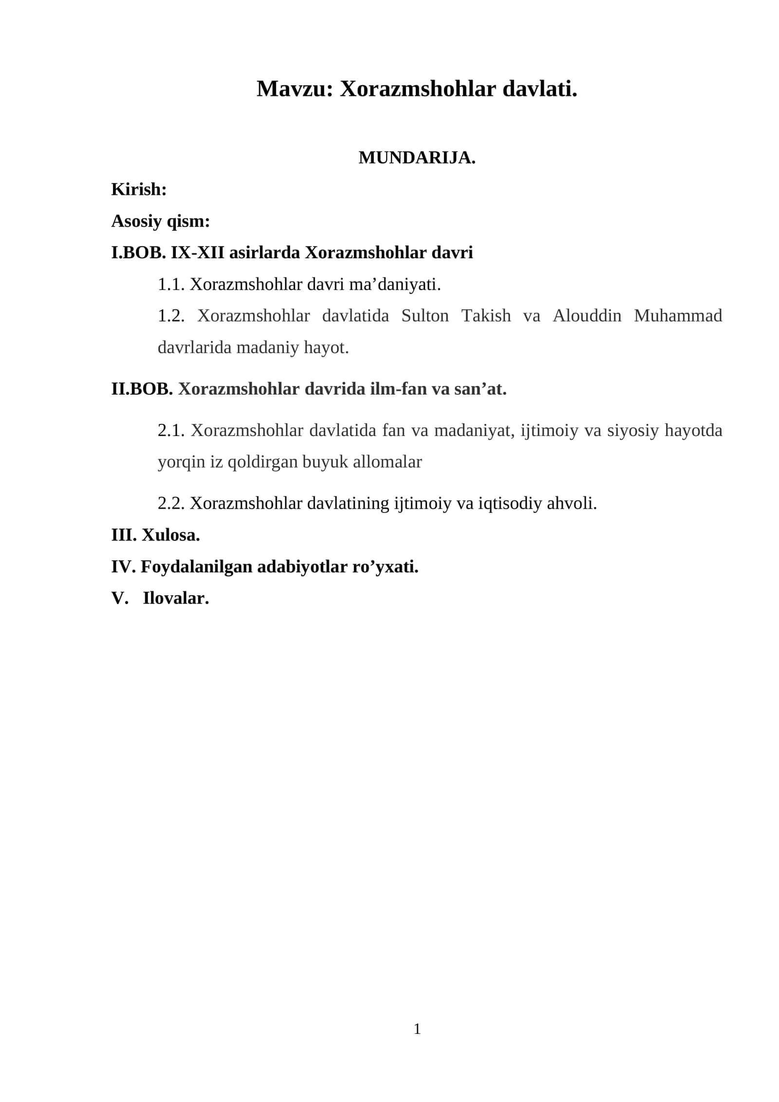 Xorazmshohlar davlati