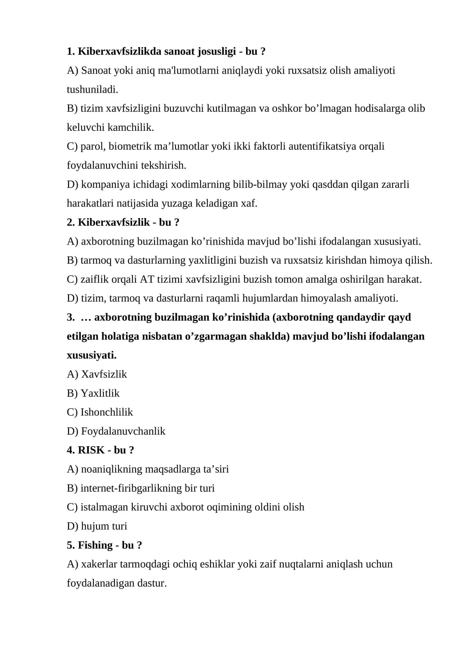 Kiberxavfsizlikda sanoat josusligi - bu?