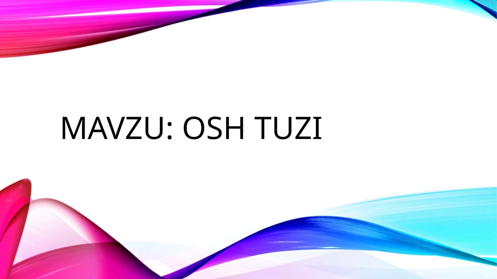 osh tuzi