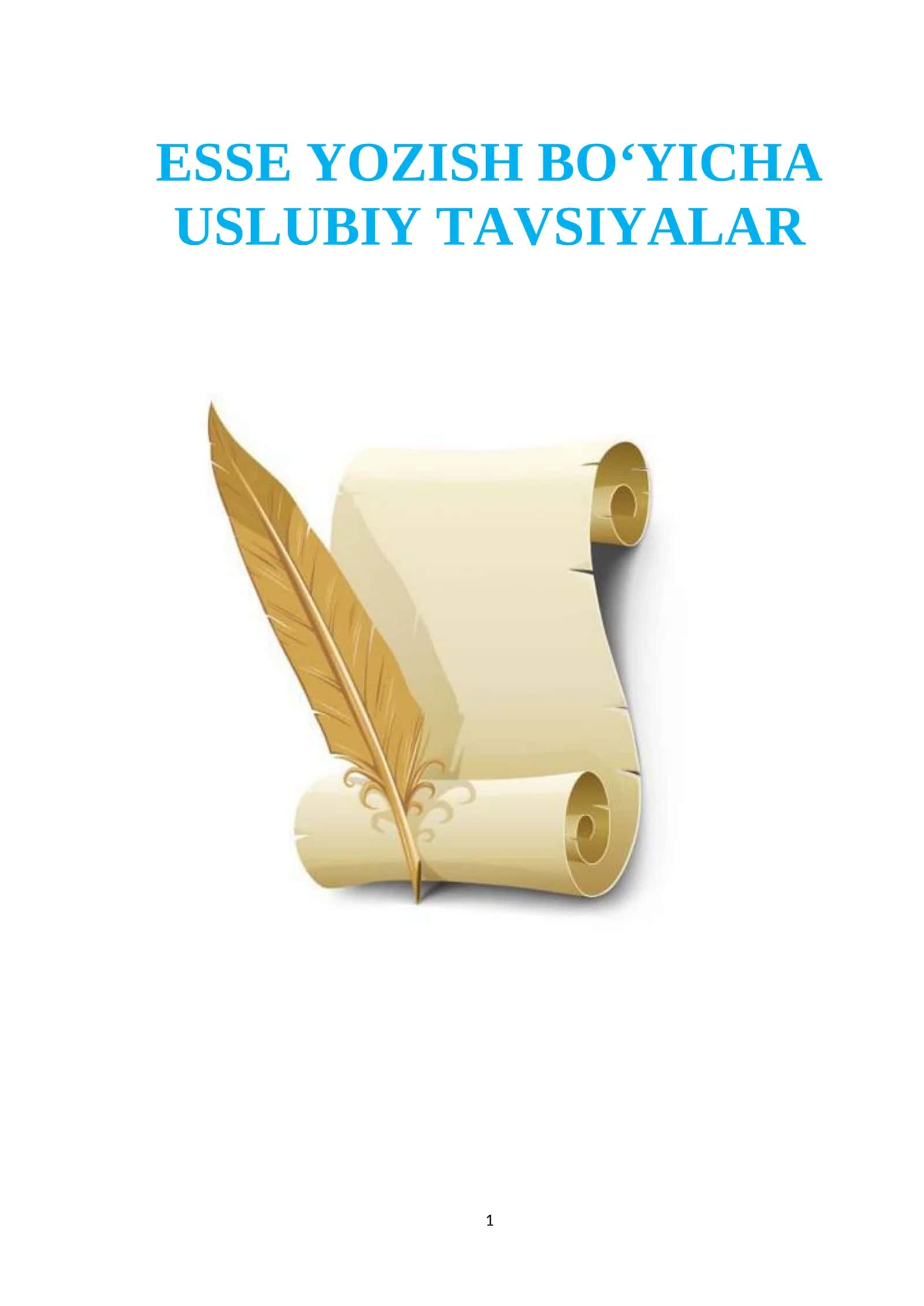 2026 ESSE YOZISH QOIDALARI