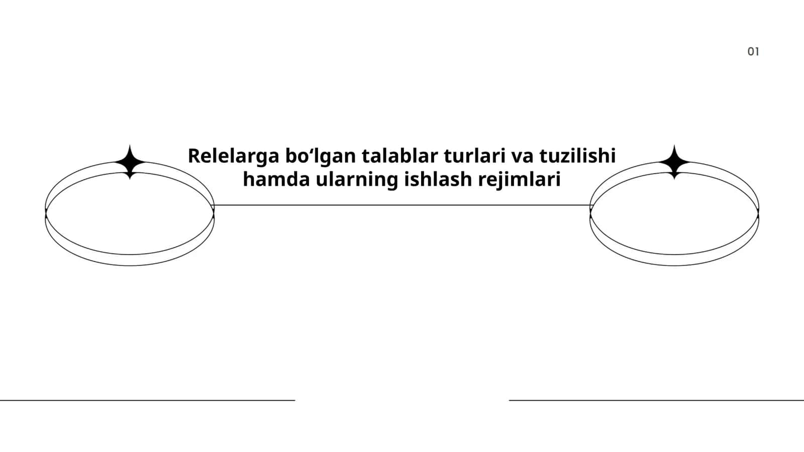 Relelarga boʻlgan talablar turlari va tuzilishi hamda ularning ishlash rejimlari