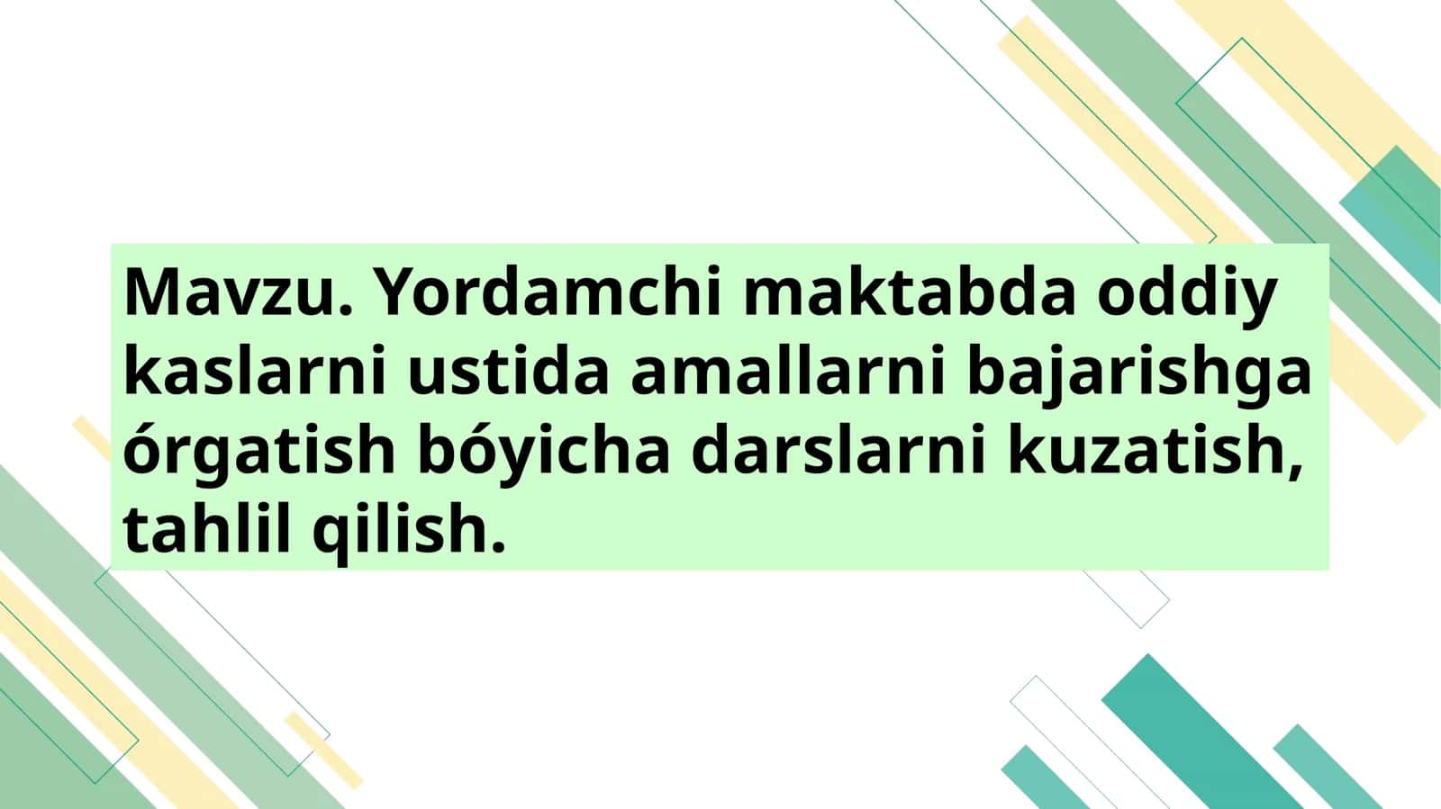 Yordamchi maktab o‘quvchilarining matematik bilimlarni o‘zlashtirish xususiyatlari. Oddiy kasrlar tushunchasini shakllantirish usullari. Yordamchi maktabdagióquvchilardaoddiykasrlarniózlashtrishnitahlilqilish