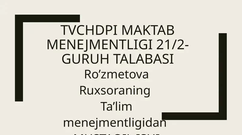 Yaponiya ta`lim tizimi