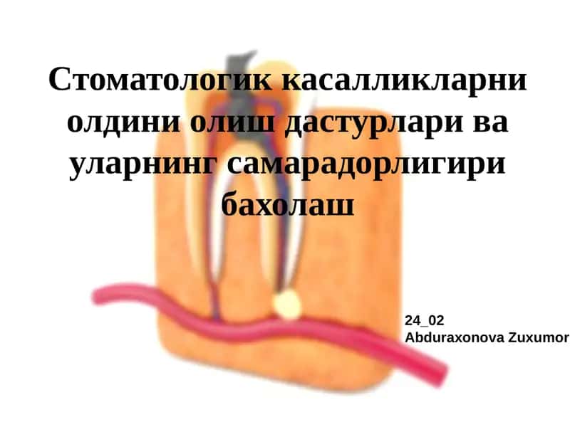 AbduraxonovaZuxumor