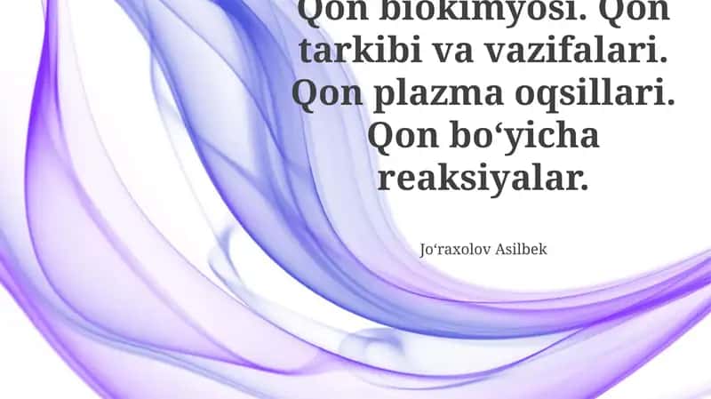 Qon plazmasi oqsillari