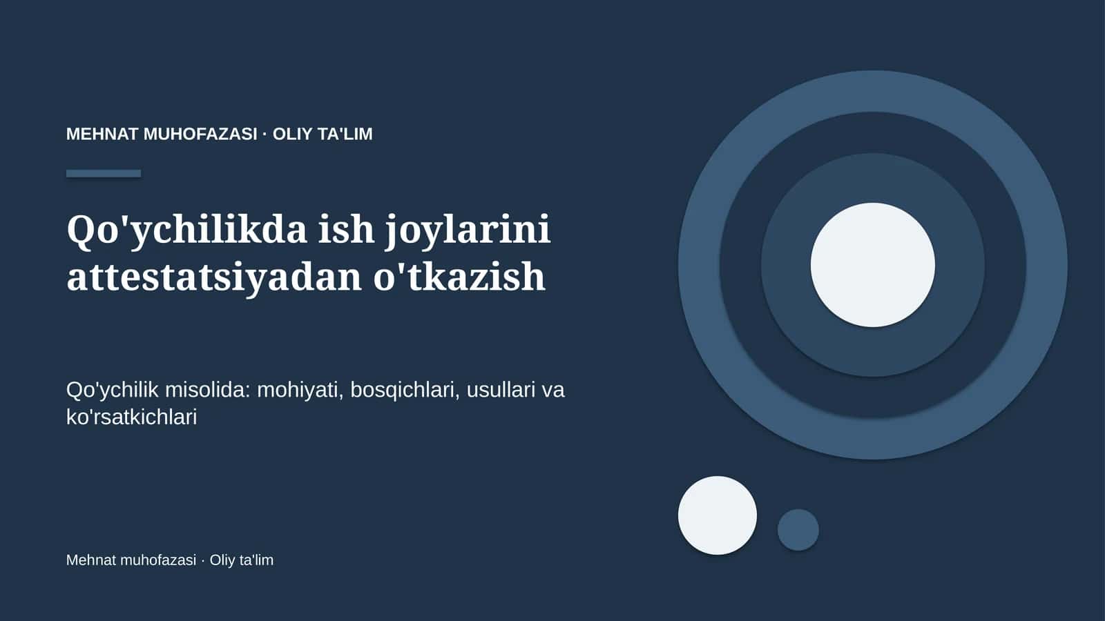 qo'ychilikda ish joylarini attestatsiyadan o'tkazish 2707