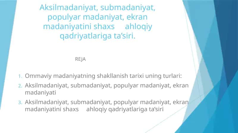 Ommaviy madaniyat