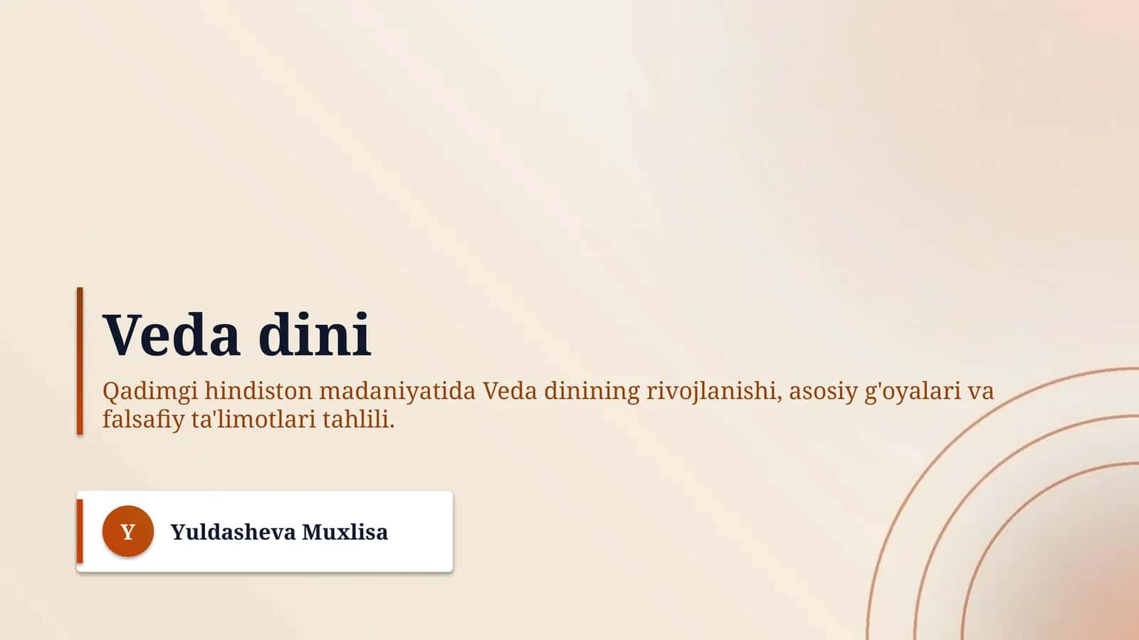 Veda dini