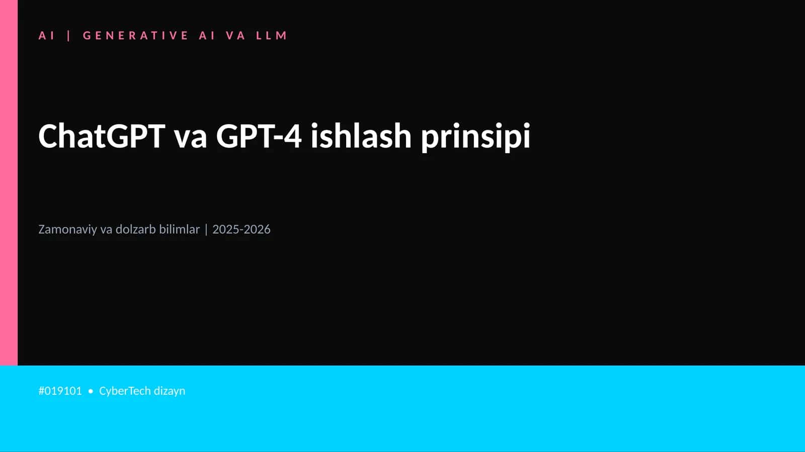 AI | GENERATIVE AI VA LLM