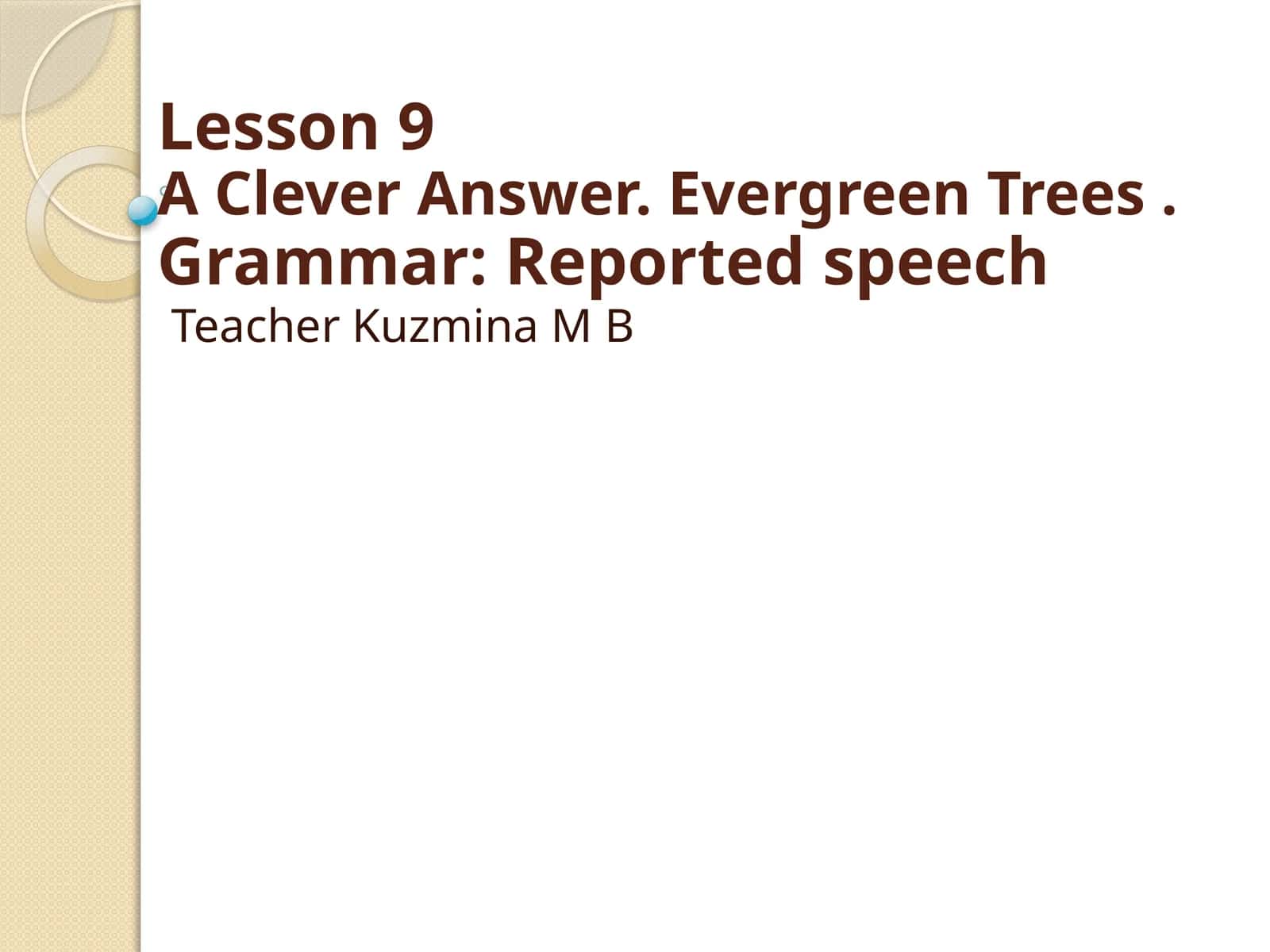 Evergreen Trees