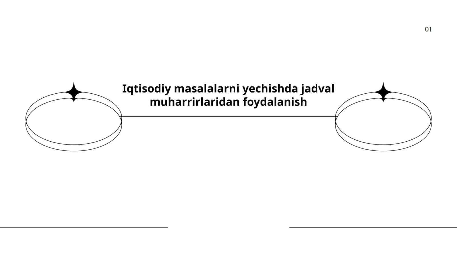Jadval muharrirlari yordamida byudjet tuzish va tahlil qilish