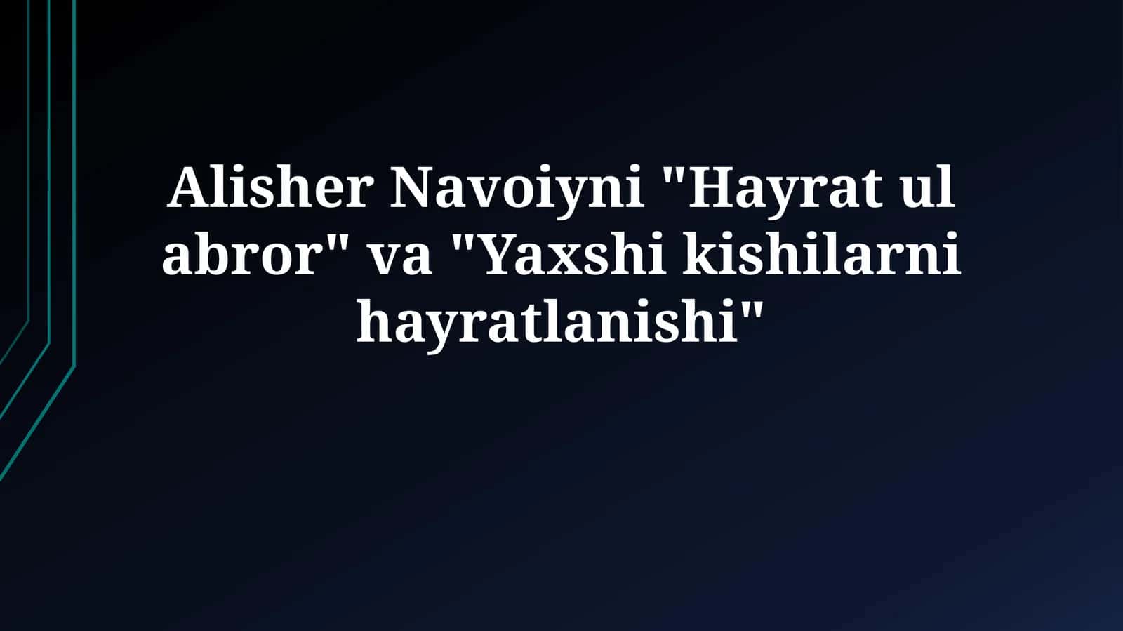 Hayrat ul Abror