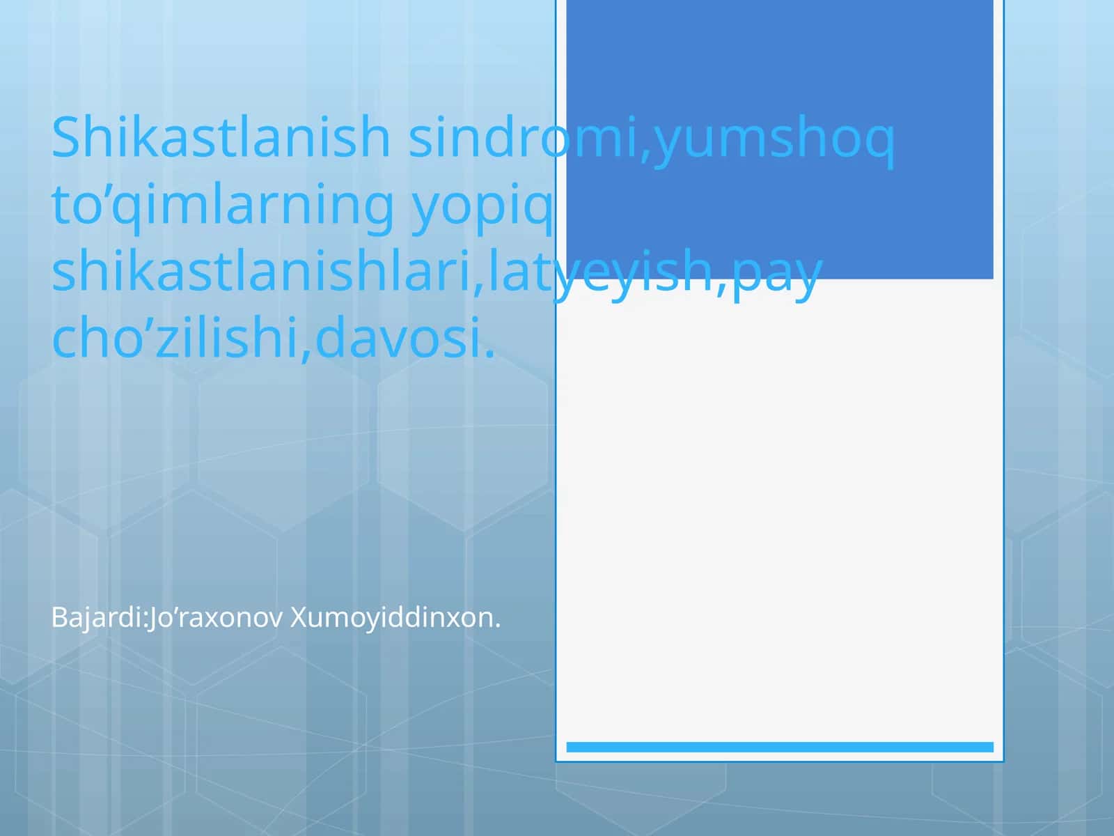 Shikastlanish sindromi