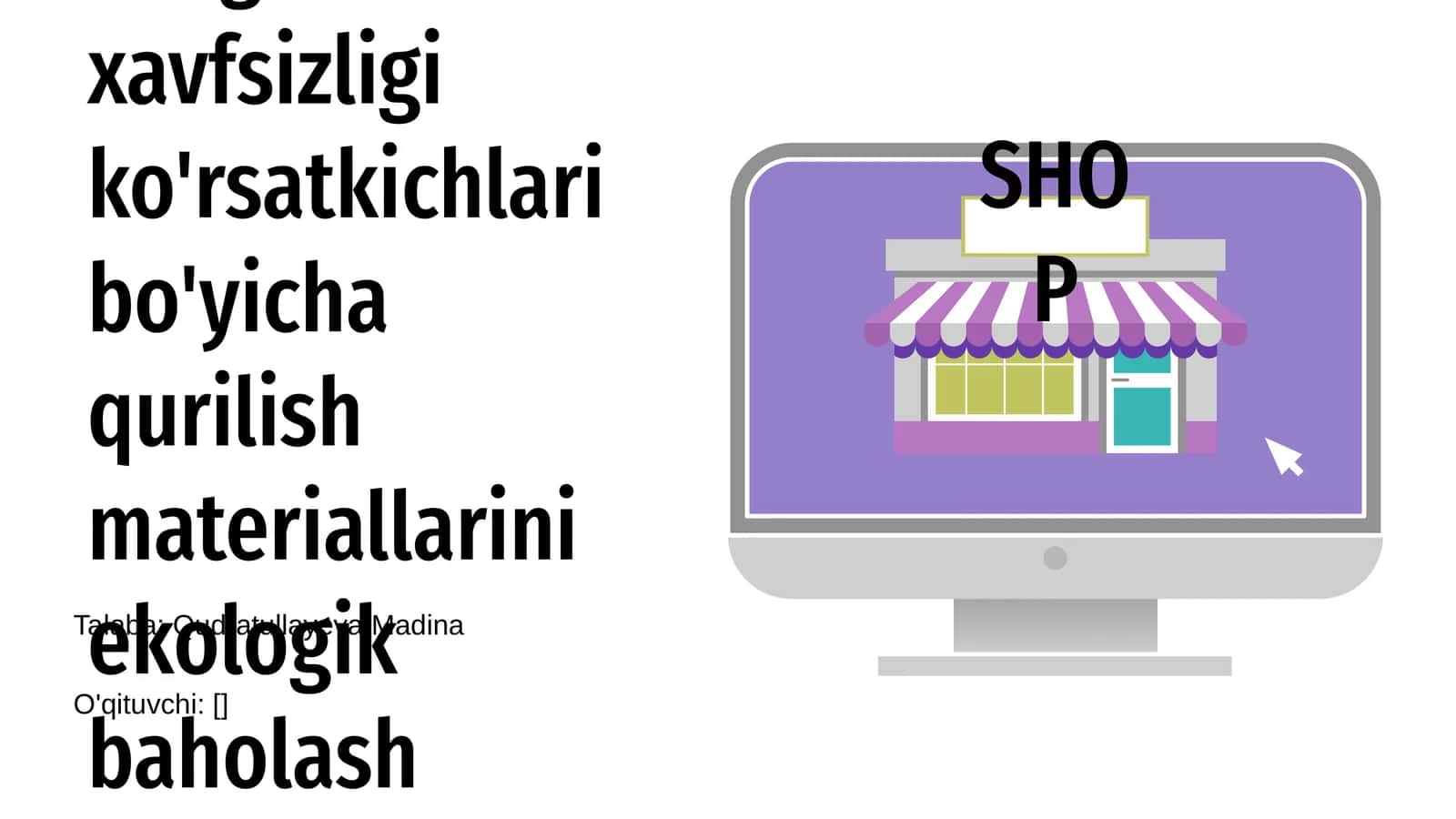 Yong'in xavfsizligi ko'rsatkichlari bo'yicha qurilish materiallarini ekologik baholash