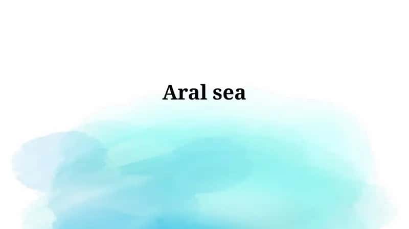 Aral Sea Crisis: Causes and Consequences