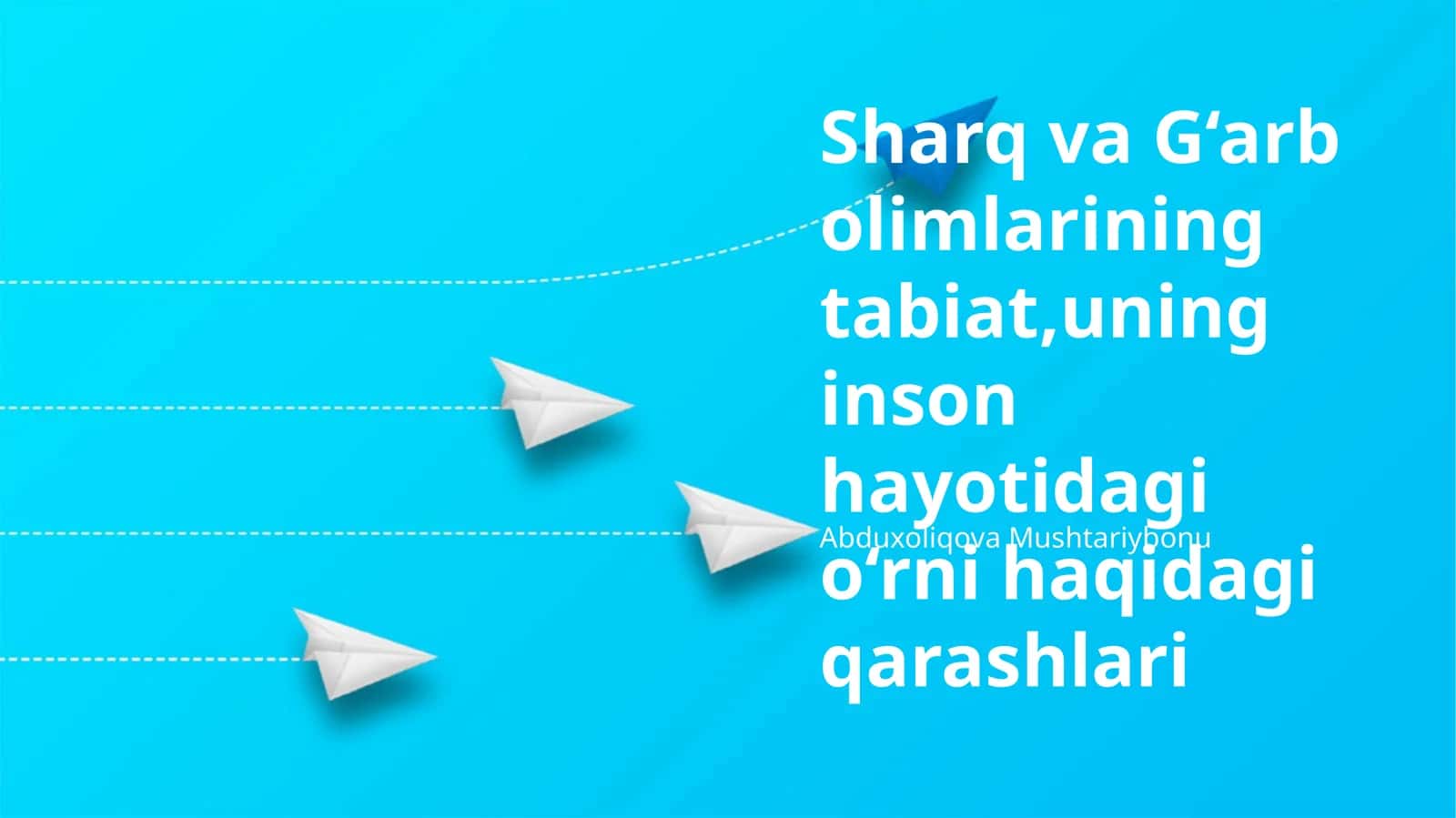 Tabiat va inson hayoti