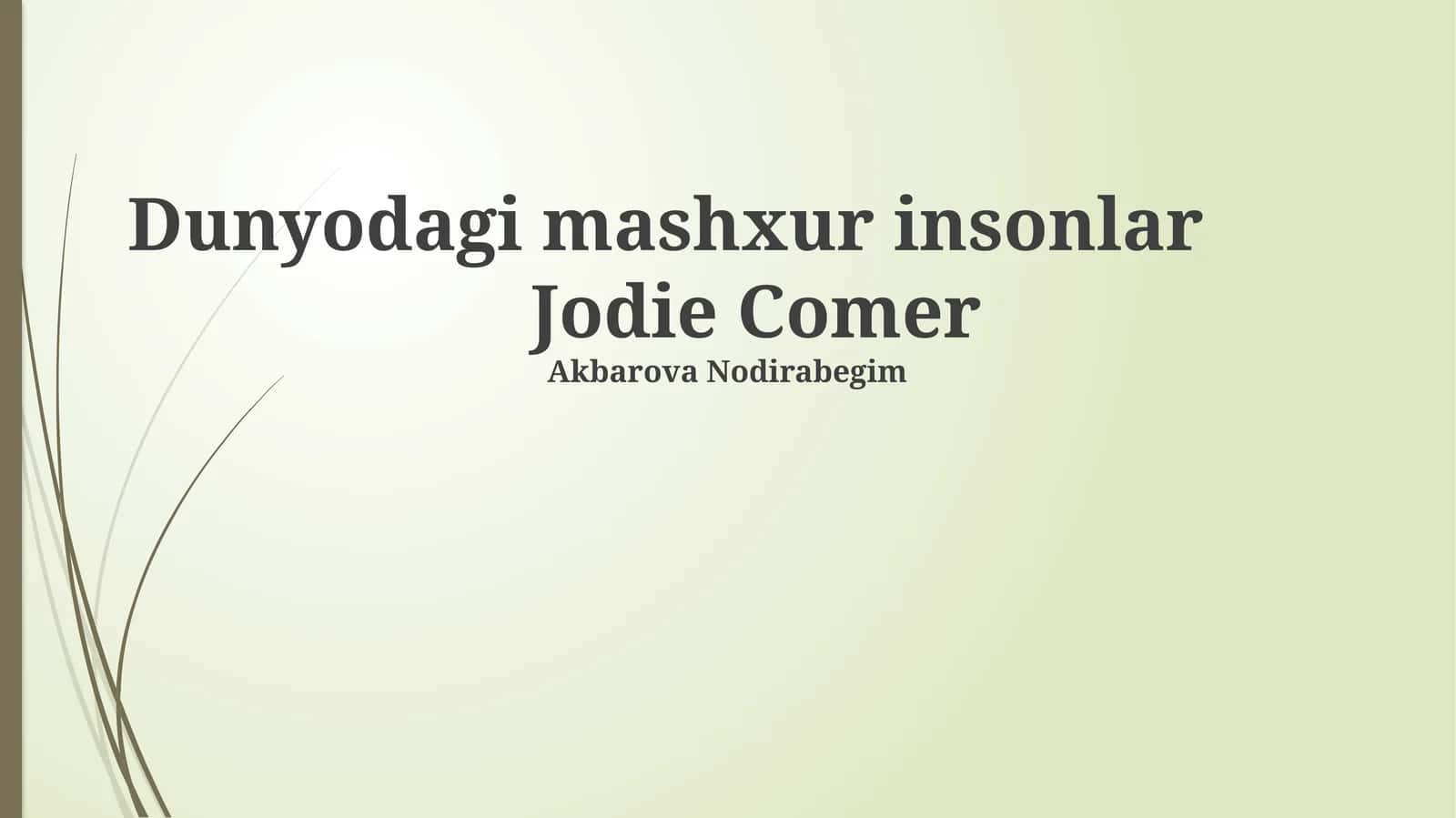 Dunyodagi mashxur insonlar