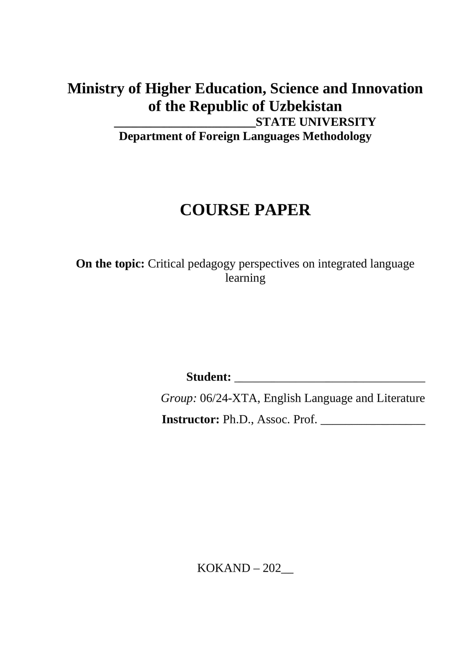Critical pedagogy perspectives on integrated language learning