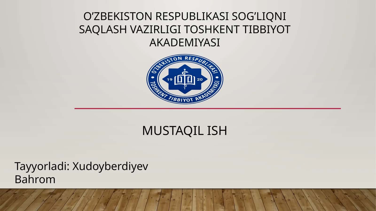 KALLA SUYAKLARI ASOSI, BO’SHLIQLAR CHUQURLAR VA KANALLAR