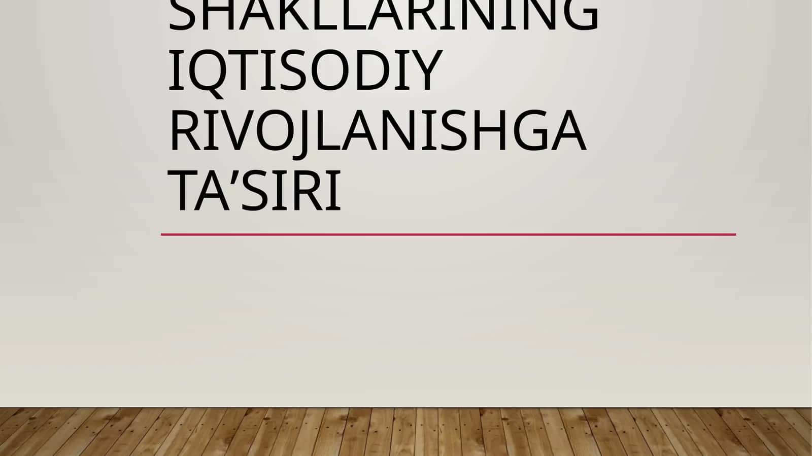 O'zbekistondagi mulk shakillari