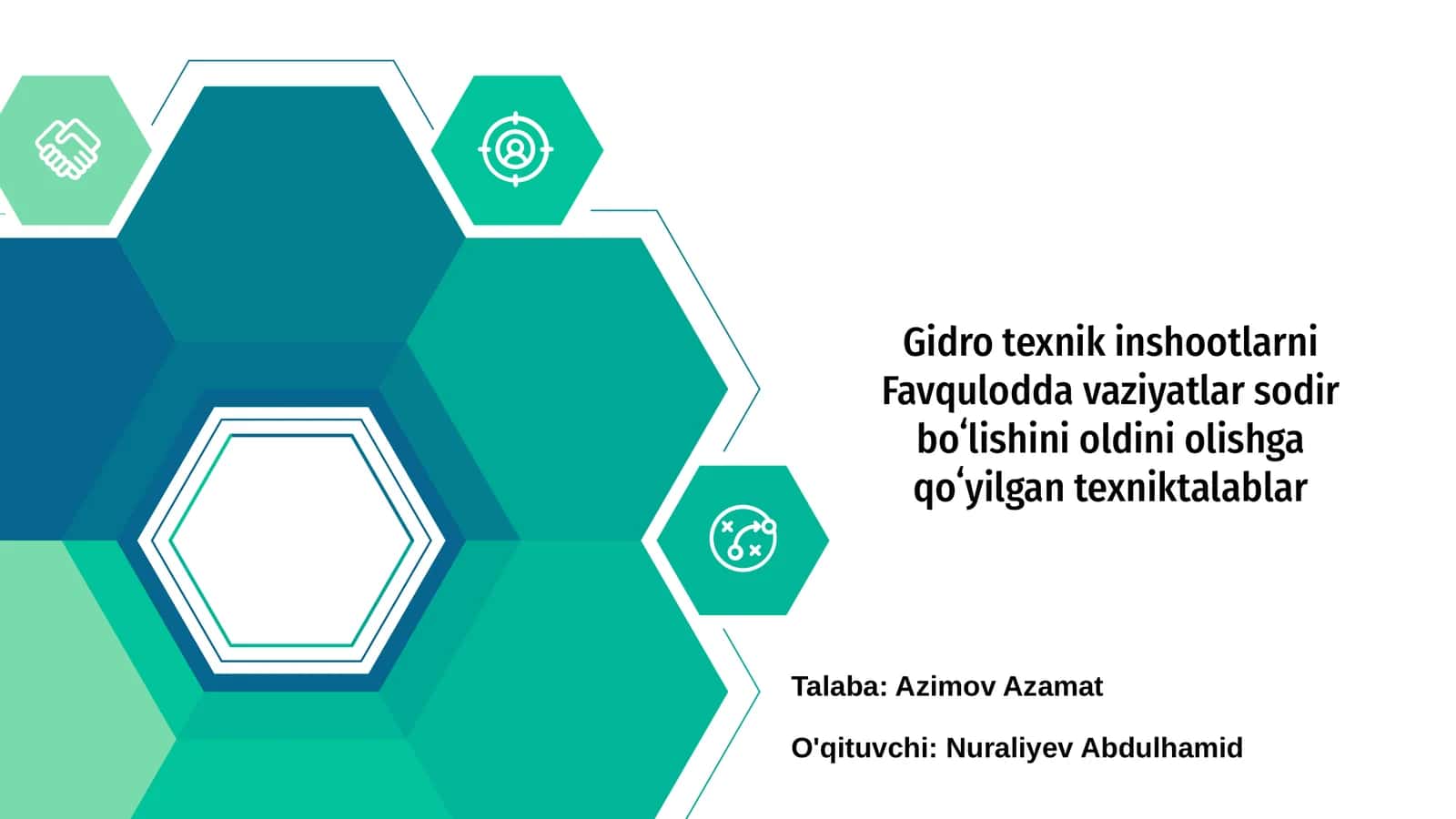 Gidro texnik inshootlar xavfsizligi