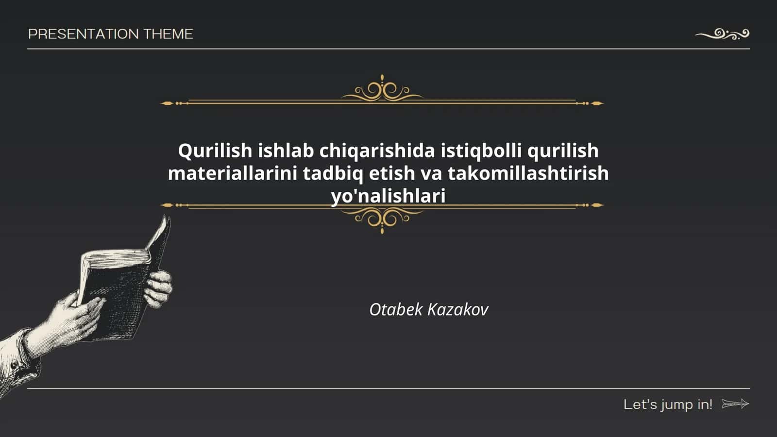 Qurilish ishlab chiqarishida istiqbolli qurilish materiallarini tadbiq etish va takomillashtirish yo'nalishlari