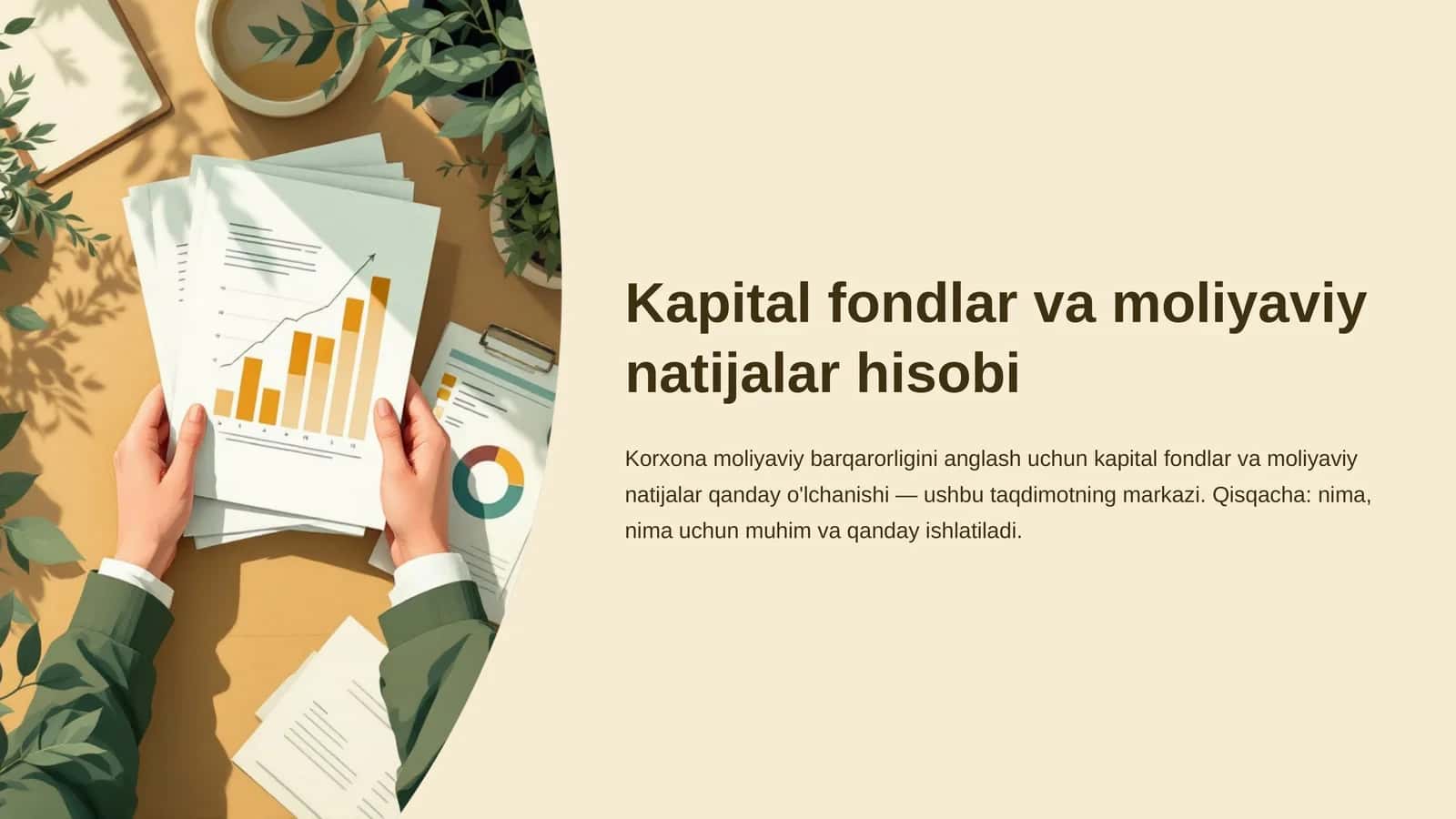 Kapital fondlar va moliyaviy natijalar hisobi