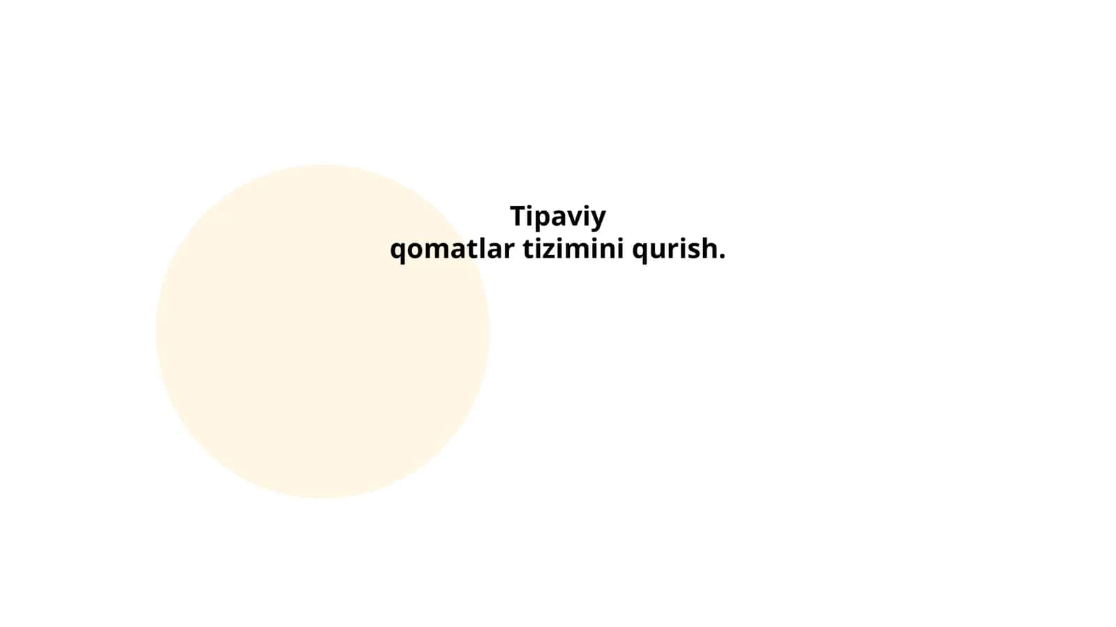 Tipaviy qomatlar tizimi