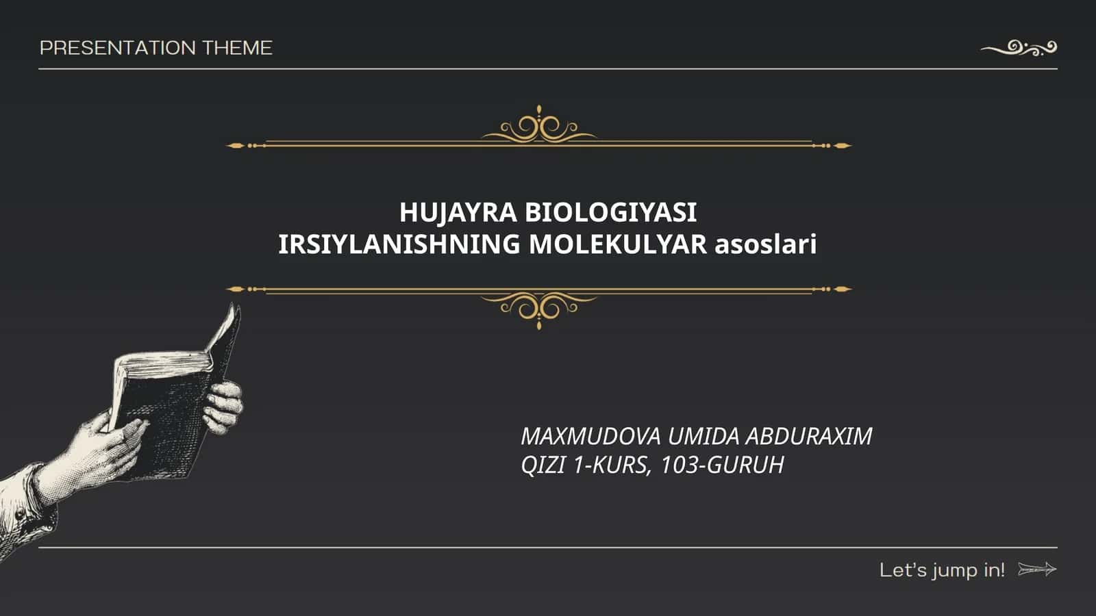 HUJAYRA BIOLOGIYASI