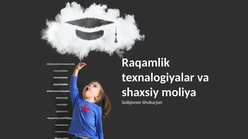 Raqamlik texnalogiyalar va shaxsiy moliya