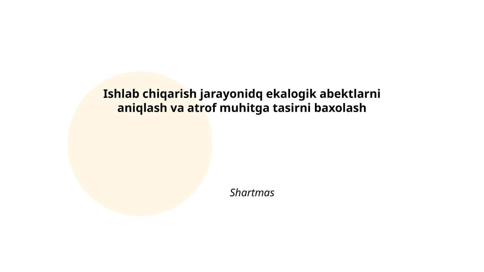 Ekologik Monitoringning Ahamiyati