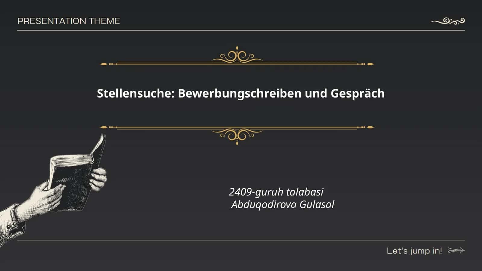 Stellensuche: Bewerbungsschreiben und Gespräch